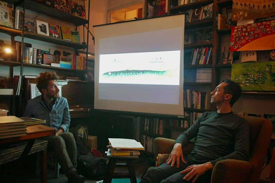 “Cesare”: presentation at Chourmo bookshop